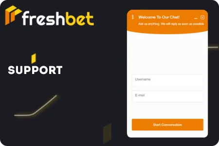 Freshbet support