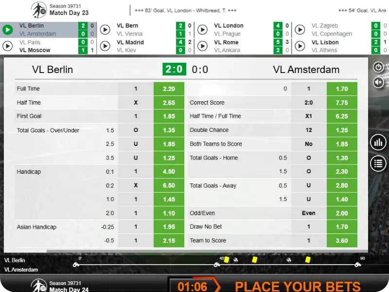 Fresh bet Virtual Sport