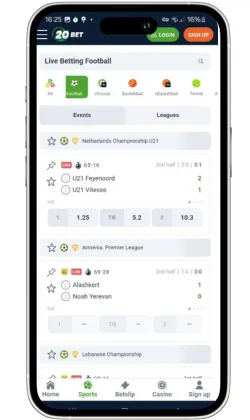 20bet football